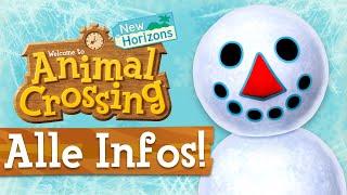 Alle INFOS & TIPPS über SCHNEMIL (Schneemann) ️ in Animal Crossing New Horizons 