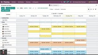 Odoo Planning Module