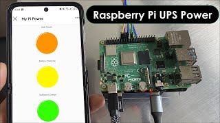 UPS Power Supply for Raspberry Pi 4 with Battery Monitoring System on Blynk