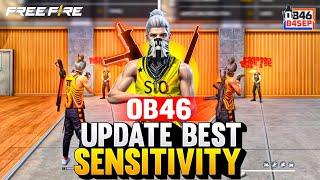 IN FREE FIRE BEST SENSITIVITY AFTER OB46 UPDATE   //ALI VAI //FREE FIRE