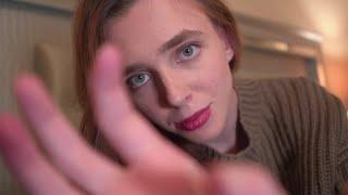 ASMR- RELAXING INVISIBLE SCRATCHING, MOUTH SOUNDS AND PERSONAL ATTENTION (Close Up)