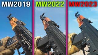 Modern Warfare 2019 vs Modern Warfare 2 vs Modern Warfare 3 Weapons Comparison