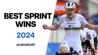 BEST SPRINT FINISHES OF 2024  | Eurosport Cycling