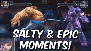 Act 6.3 100% Epic & Salty Moments Part 1 - Marvel Contest of Champions