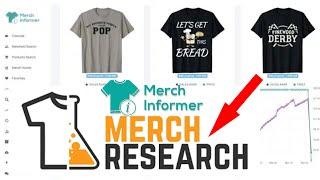 Merch Niche Research Process Using Merch Informer FREE Tools