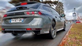 PEUGEOT 508 PSE 360 HP Acceleration (discreet sound)