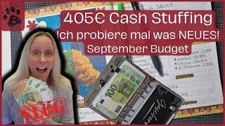 SPAREN Cashstuffing Septemberbudget  Was NEUES! #umschlagmethode #budgetplanung #vlog #cashstuffing