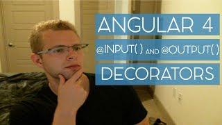 How to use the @Input() and @Output() decorators with Angular