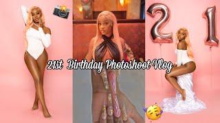 GRWM: My 21st Birthday Photoshoot Vlog!!! Nails, Lashes, Hair, Makeup + MORE 