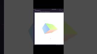 css rotating cube Animation html #shorts