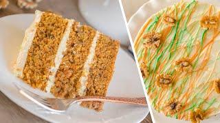 Cannot be more tasty! CARROT CAKE | tender layers + creme cheese frosting | CARROT CAKE RECIPE