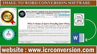 image to word converter offline software