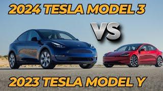 2024 Tesla Model 3 vs. 2023 Tesla Model Y