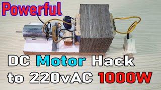 DC Motor Hack: Powerful Converter 220v1000w #017