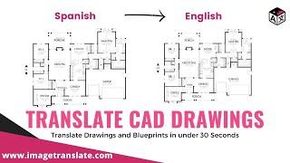 How to Translate Text in CAD Drawings | Translate CAD Drawing Text | Architecture Translation