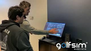 Premium Uneekor EYE XO golf simulator walkthrough and demonstration