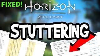 Fix Horizon Zero FPS Drops & Stutters (100% FIX)