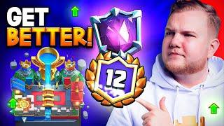 HOW TO GET GOOD AND IMPROVE IN CLASH ROYALE!