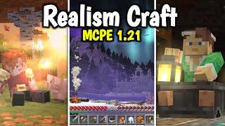 Experience Realism Craft Mod in Minecraft PE! The Most Realistic Mod Ever! Realism Craft for mcpe !