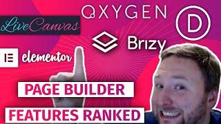 Page Builder Features Ranked: Elementor, Oxygen, Divi, Brizy and LiveCanvas