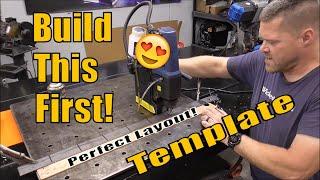 Build any size Welding Fabrication Fixture Table DIY Template Perfect Layout