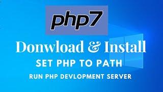 How to Install PHP  on Windows 10