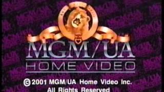 MGM/UA Home Video (2001) Company Logo (VHS Capture)