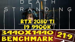 Death Stranding | PC | Benchmark | RTX 2080 ti | i9 9900k | Ultrawide 3440x1440