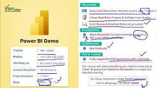 1 Vinay Tech Power BI Second Demo Part 1