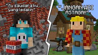 Aku Prank Builder Profesional di Minecraft Sampai Marah ..