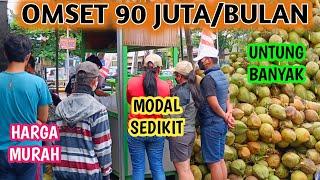 MODAL 1,5 JUTA SEBULAN OMSET 90 JUTA!! HABIS 2000 KELAPA/HARI!! OMSET NAIK 200 % SAAT BULAN PUASA!