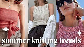 Summer 2023 Knitting Trends - Summer Knitting Patterns ft. Petiteknit, Sari Nordlund, Jessie Mae, +