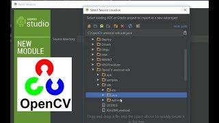 Install and Create OpenCV project on Android Studio