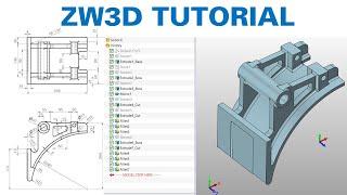 ZW3D Tutorial #1 | 3D Model Basic Beginners