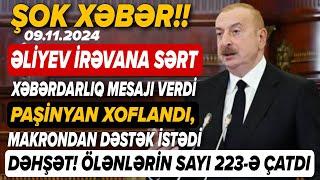 TƏCİLİ Əsas xəbərlər 09.11.2024 (Xəbər Bələdcisi) xeberler, xəbərlər, son xeberler