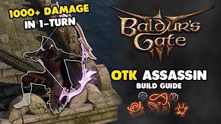 Baldur's Gate 3 Build Guide | OTK Assassin | OP Multiclass Build