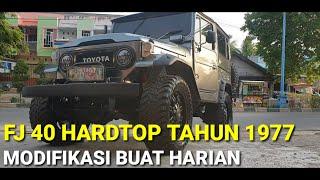 FJ40 HARDTOP LANDCRUISER (1977 1982) MODIFIKASI HARIAN, MOBIL OFFROAD, FJ 40 INDONESIA