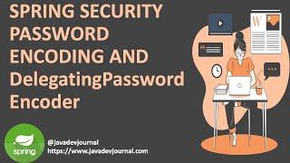 Spring security password encoding and DelegatingPasswordEncoder