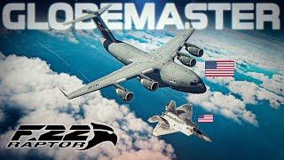 GLOBEMASTER | F-22 Raptor Behind Enemy Lines | Digital Combat Simulator | DCS |