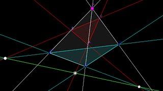 Projective Geometry 4 Desargues' Theorem Proof