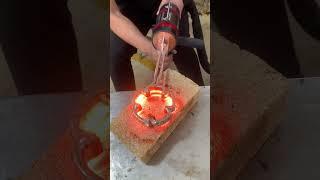 Induction heating #inductionheater #inductionforging #blacksmith #shorts