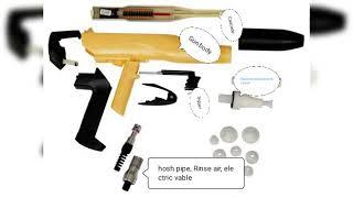 Powder coating, Gema Gun gun parts and assembly.... informative video