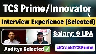 TCS Prime Interview Experience 2024 | TCS Offline Interview Experience 2024 | Aaditya Selected