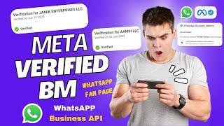 How To Verify Meta Business Manager | WhatsApp Business Api | Meta Verified Business Portfolio | BM