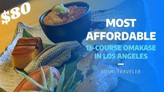 Most Affordable 13-Course Sushi Omakase in Los Angeles