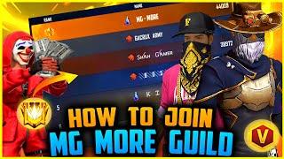 HOW TO JOIN V BADGES MG MORE GUILD || MG MORE