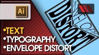 Adobe Illustrator CS6 Tutorial - Envelope Distort