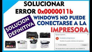 SOLUCIONAR ERROR 0X0000011b Windows no puede conectarse a la Impresora windows 10, 11, 7, 8, 8.1