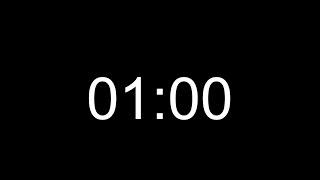 One Minute Countdown Timer with 3 Second Tone