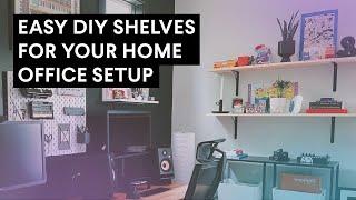 How to Make Easy DIY Shelves for Your Remote Home Setup (Walkthrough)